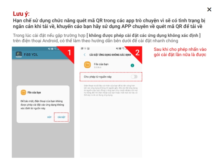 Tải app Fi88 Android